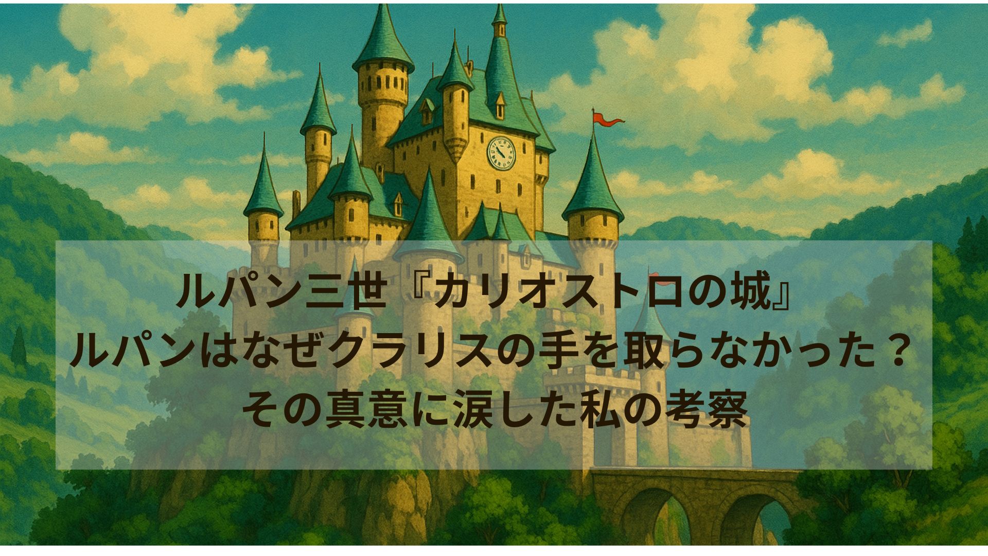 ルパン三世カリオストロの城